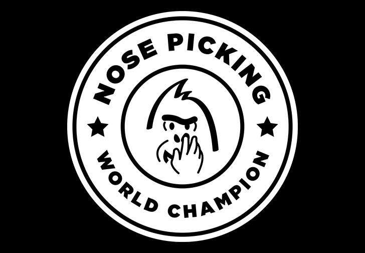 Nose Picking World Champion